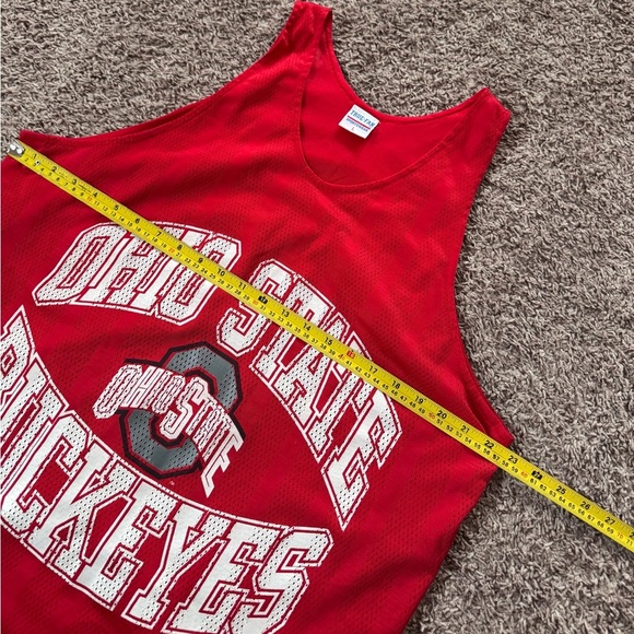 Ohio State Buckeyes Vintage Mesh Tank Top Men Size Large - Picture 3 of 6